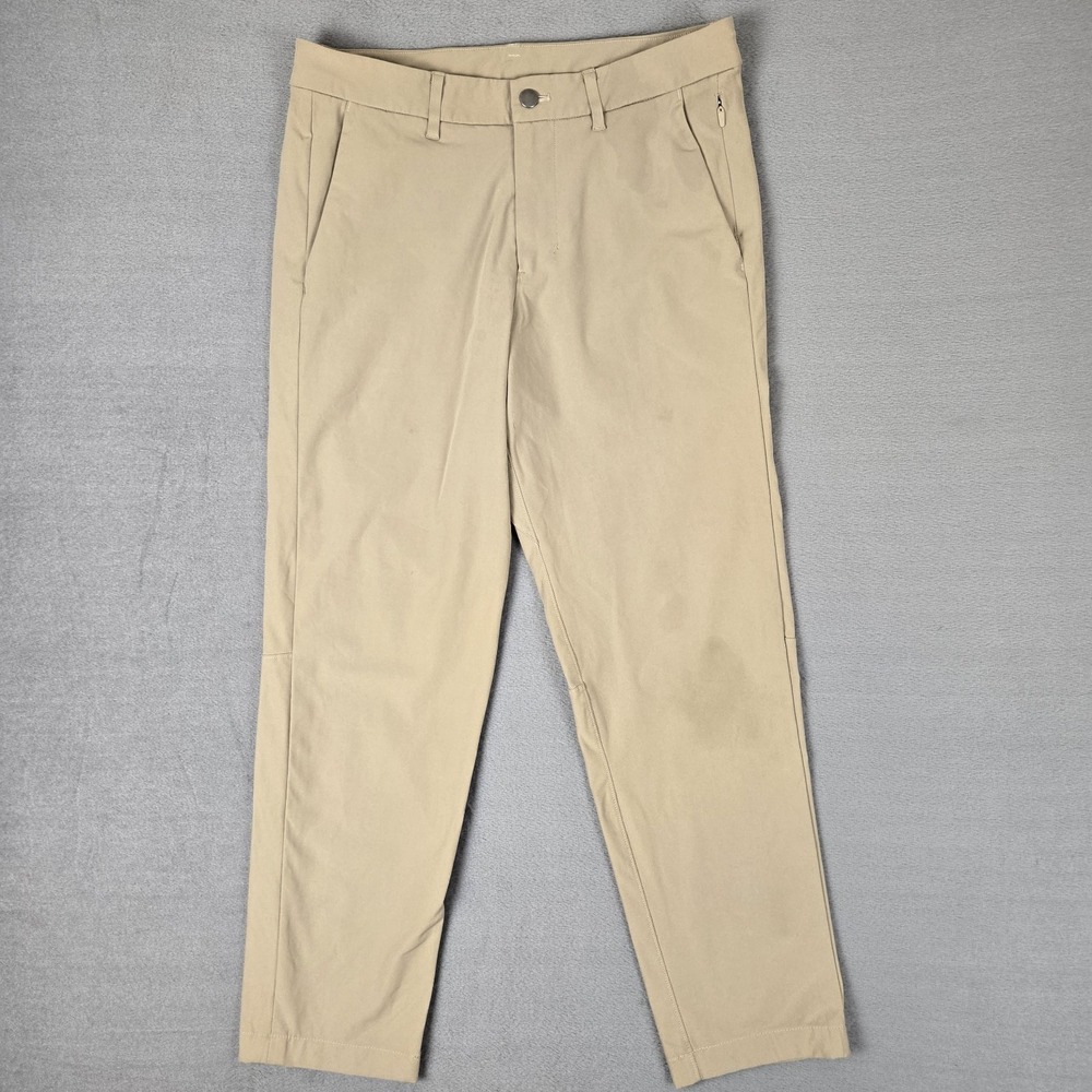 Lululemon Pants Mens 30 (32x26) Tan Commission Slim Pant ABC Warpstreme *READ